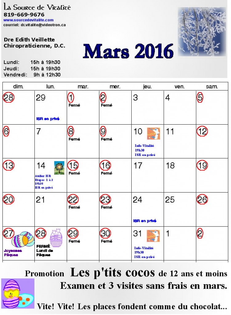 Mars 2016