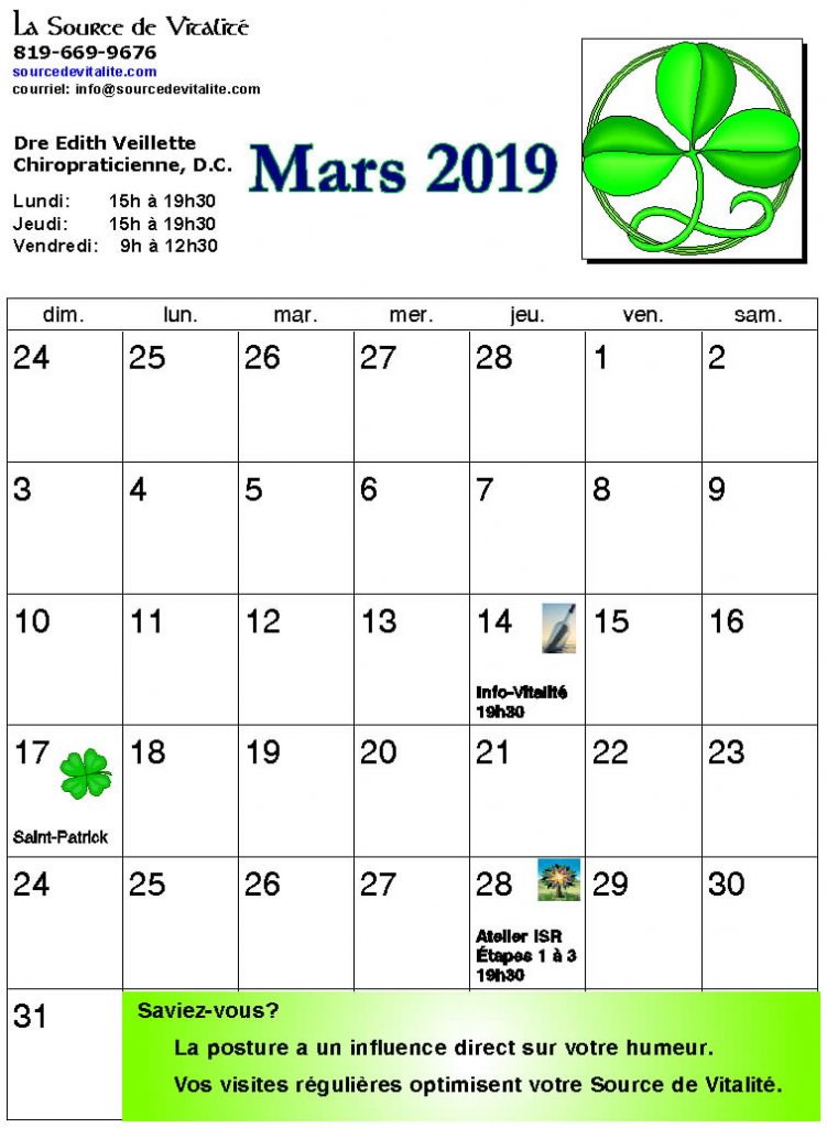 Mars 2019