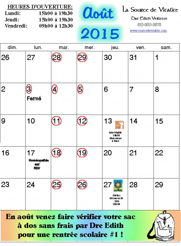 Aout 2015