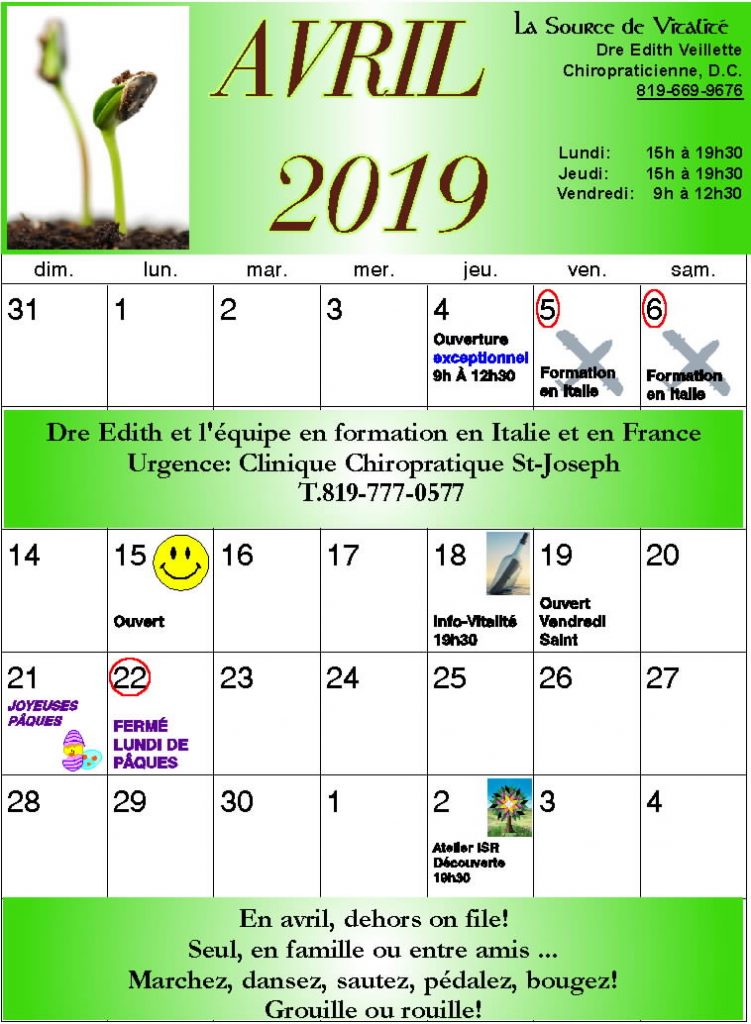 Avril 2019