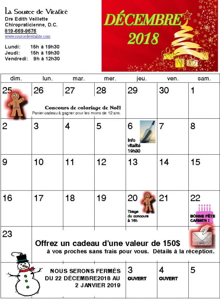Décembre 2018