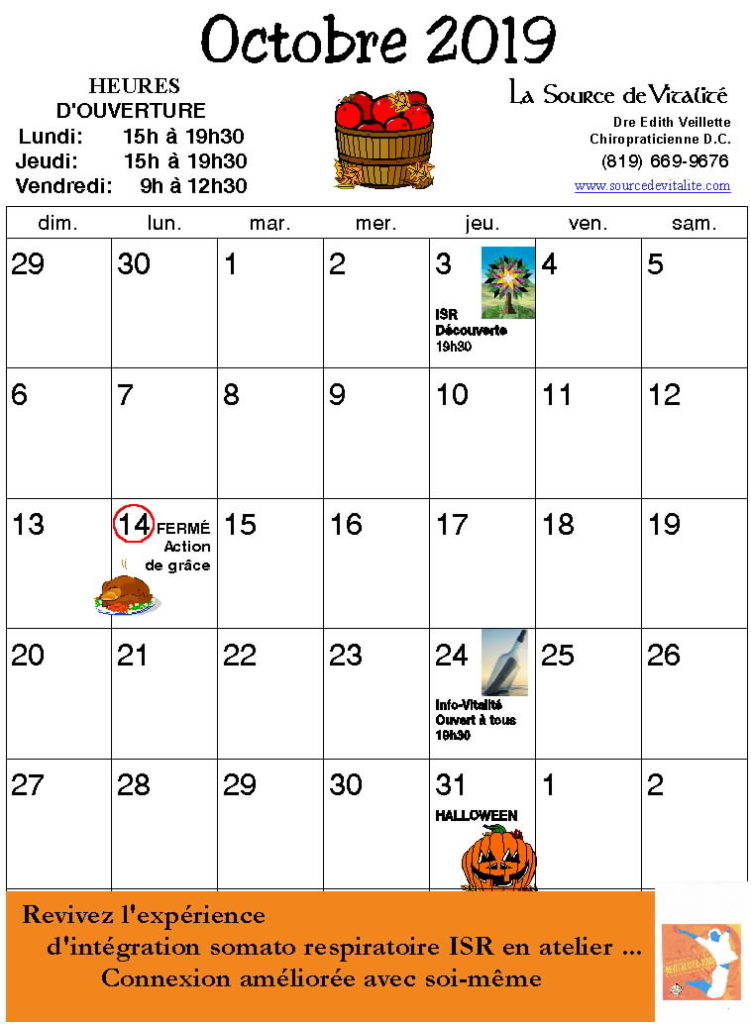 Octobre 2019