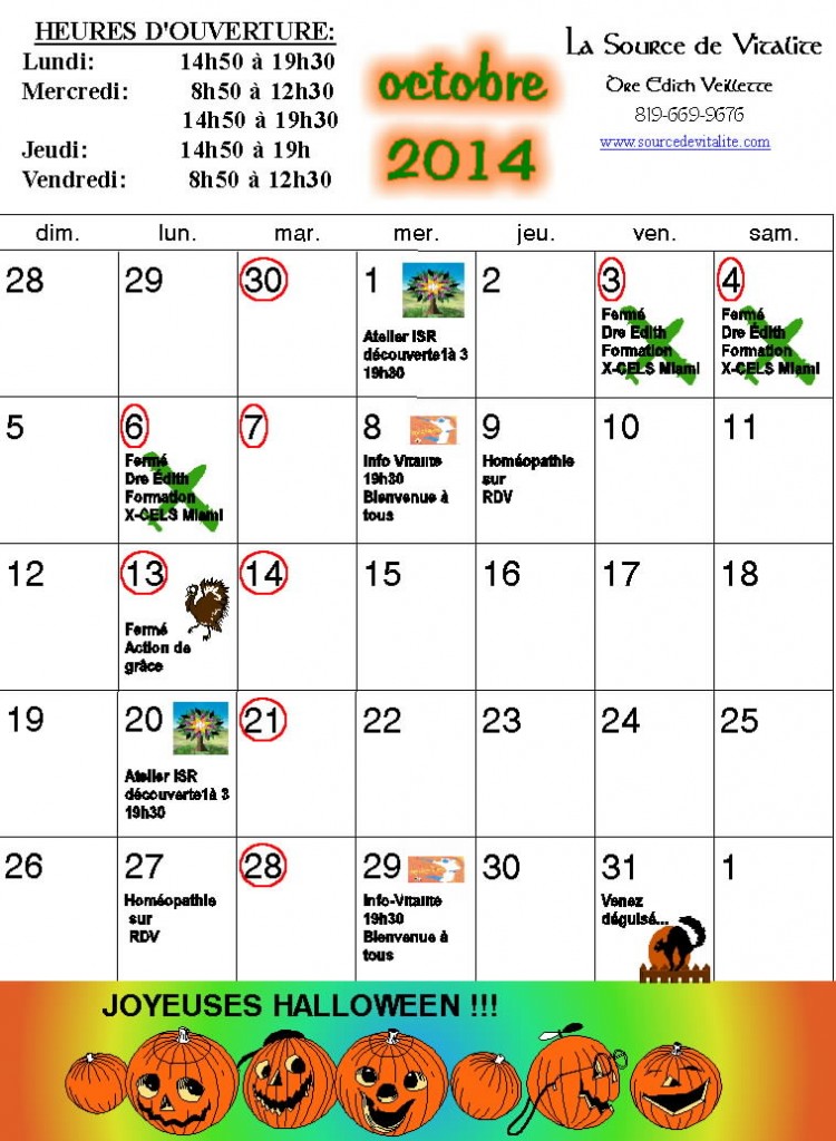 Octobre 2014